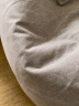 米昊（MIHAO） 懒人沙发豆袋踏踏米休闲椅小户型豆袋客厅创意阳台躺卧沙发椅子 回馈款 无脚蹬毛毯】中号浅灰色 实拍图