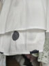 伊芙丽（eifini）2023春装新款复古泡泡袖波点方领设计感法式连衣裙女 白色 现货 160/84A/M 晒单实拍图