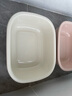 加厚长方形塑料洗脸盆家用大号洗衣洗菜盆婴儿洗澡盆学生宿舍脸盆 【中号+大号】粉色 实拍图