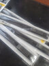 得力（deli） 美工刀小型快递刀开箱刀拆快递神器9mm裁纸刀黑色学生美术手工小刀削笔刀小号 10把-SK5黑刃30° 实拍图