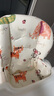POUCHk05婴儿童宝宝餐椅坐垫座套安全带pu皮套配件 动物乐园pu皮坐垫 实拍图