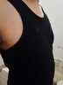 海澜之家背心男纯棉男士背心夏季100%纯棉汗衫男宽松老头衫打底背心男保暖 100%纯棉-黑色/黑色(2件装) 3XL -185/110(170-190斤) 实拍图