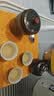 瓷牌茗茶具（cipaiming teaset）旅行茶具套装户外便携式陶瓷快客杯一壶四杯办公室功夫茶壶泡茶 黑古茗一壶三杯+茶叶罐+便携包 实拍图