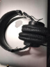 承策 适用索尼SONY MDR-7506耳罩MDR-V6 CD900ST头戴式耳机套MSR7耳套舒适海绵套耐磨皮套耳机配件 黑色青蛙皮耳套一对 实拍图