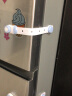 棒棒猪(BabyBBZ) 儿童安全密码锁宝宝安全锁抽屉锁冰箱锁柜门锁扣 冰雪蓝3个装 实拍图