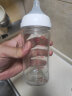 贝亲（Pigeon）玻璃奶瓶 第3代 宽口径 婴儿奶瓶 80ml  AA185  SS码 0个月以上 实拍图