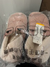 利达妮（TZLDN）全包跟棉拖鞋女秋冬季保暖毛绒防水防滑月子鞋厚底情侣棉鞋男外穿 冷墨灰 44 -45(适合43-44码) 实拍图
