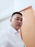 罗蒙（ROMON）商务短袖衬衫男士半袖上衣夏季中青年休闲纯色工装职业白衬衣男装 白+白 44 建议拍大一码 实拍图