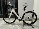 骓特R5pro二代碳纤维公路车全隐藏内走线碟刹弯把变速男女竞赛自行车 RS-24速油碟（铝轮）碳把-白色 52cm（180-185身高） 实拍图