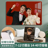 世纪开元 洗照片冲印加相框摆台 水晶版画摆件 创意摆台相框 婚纱照放大全家福照片墙装饰画16英寸轻奢欧式 实拍图