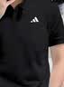 阿迪达斯（adidas）POLO衫男 26夏季新款运动服休闲衣服翻领短袖梭织速干透气t恤男 黑色/三扣Polo领/速干 M 175 实拍图