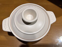 珐宝（staub）手作粗陶砂锅煲汤锅炖锅炖肉汤锅煲仔饭家用焖饭煮粥稻米白 12cm陶瓷炖盅（不可明火） 0.4L 实拍图