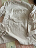 尚都比拉长袖纯棉t恤女春秋宽松显瘦内搭打底衫刺绣上衣 浅杏色 M  实拍图