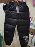 迪士尼(Disney)童装 男童羽绒裤保暖舒适冬季儿童防寒长裤 黑色 110 实拍图