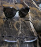 普莱斯纯钛近视眼镜半框架理工男商务眼睛防蓝光防辐射可配变色片990070 镜框+1.56万新防蓝光镜片 实拍图
