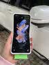 三星（SAMSUNG）适用于Galaxy Z Flip3 5G 原装手机壳 挂绳硅胶保护壳 折叠屏保护套 白色 实拍图