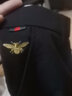 遥渠（YAO QU）西裤男春秋季薄款免烫潮流小蜜蜂刺绣休闲西装裤修身英伦风9九分裤子 黑色 29 实拍图