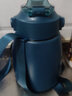 Debo 徳铂304不锈钢大肚杯网红款保温杯大容量水杯 蓝色 实拍图
