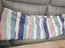 恒源祥 纯棉抱枕被子两用多功能靠枕汽车靠垫软包公室午睡枕头腰靠 多彩心情 50cm*50cm 重2.4斤 可机洗 实拍图
