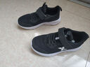 特步童鞋儿童运动鞋新款网面男童女童运动休闲跑步鞋儿童鞋 黑/新白色【密网】 34 实拍图