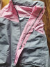 尚野优品 儿童雨衣雨裤分体式套装男女童小学生带书包位上学专用雨衣轻薄 粉拼灰4XL码【150-165cm】 实拍图