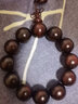 今夕印度小叶紫檀手串佛珠老料顺纹高油密檀香紫檀木念珠文玩手链男女 紫檀 20mm 高油密 实拍图