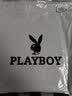 花花公子（PLAYBOY）短袖T恤男潮流2026年春夏季男士体恤打底衫圆领上衣男装 黑色 XL 实拍图