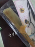 十里荷牛角篦子去头皮屑虱子梳防静电加密齿儿童梳子女包包梳便携小梳子 白角尖尾梳 实拍图
