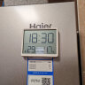 汉时（Hense）室内温湿度计闹钟创意多功能时钟冰箱贴磁贴桌面电子钟表HA8218白 晒单实拍图