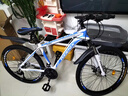 凤凰（Phoenix）山地自行车成人男女学生青少年减震变速越野公路通勤车山地车 24寸白蓝辐条轮 30速数字指拨（前中后全轴承） 实拍图