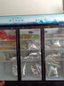 新飞（frestec）展示柜冷藏酒水饮料冰柜双开门商用冷柜水果蛋糕冷藏保鲜柜超市直冷玻璃门大容量便利店立式啤酒柜 三门红黑1100L【4D风冷无霜】 实拍图