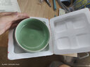 六品堂青瓷笔洗大号笔洗三件套笔洗缸文房四宝毛笔书法国画用品陶瓷水碟墨碟仿古书法工具茶洗多功能水盂 弟梅中洗 实拍图