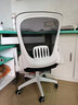 奥伦福特 电脑椅 家用办公椅靠背椅转椅书房椅子学生座椅人体工学椅学习椅 JF-白框黑网【折叠背】 实拍图