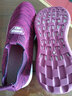 福来红老北京布鞋女软底妈妈鞋一脚蹬懒人鞋中老年运动休闲鞋老年健步鞋 紫色 39 实拍图