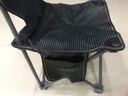渔技 钓椅户外钓鱼椅子野钓台钓座椅多功能折叠全地形便携钓凳小马扎 条纹背篼款大号 标准套餐 实拍图