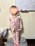 浪莎【法兰绒】儿童睡衣女童冬季加厚家居服中大童宝宝少女保暖套装 实拍图