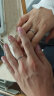 Fanci范琦 双生结情侣戒指一对开口可调节对戒男女求婚表白纪念日礼物 晒单实拍图