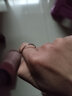 相思树细戒指女玫瑰金色食指环关节戒子尾戒女小指戒日韩装饰戒指美码# 银色 8号(内直径1.8CM) 实拍图