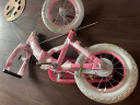 永久儿童自行车3-8岁小孩脚踏单车宝宝中大童女孩公主款童车 升级-白胎折叠】小猫粉+护具礼包 12寸 实拍图