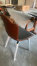和顿餐椅子家用现代简约北欧美式轻奢休闲椅皮餐桌椅靠背成人餐椅565 深灰+深棕 / 黑脚（现货速发） 实拍图