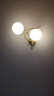 施科普 北欧美式壁灯简约现代客厅背景墙壁卧室床头客厅过道楼梯灯具 Y003-212瓦灯泡（左款） 晒单实拍图