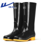 回力雨鞋户外水鞋钓鱼洗车防雨水不易滑雨靴耐磨胶鞋HL886高筒黑色42 晒单实拍图