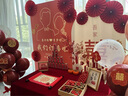 喜嘉瑞订婚布置全套摆件装饰套装定亲订婚宴背景kt板高级感简约场景用品 执子之手【定制摆件款】 实拍图