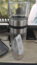 明而雅 茶水分离杯泡茶杯便携过滤杯子个人专用神器双层玻璃水杯男 钢本色360ml【加购提前发货】 实拍图