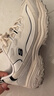斯凯奇（Skechers）黑白金熊丨男女同款老爹鞋复古熊猫鞋情侣校园风潮流增高运动休闲 【男款】白色/浅灰色/WLGY(白金) 42.5 实拍图