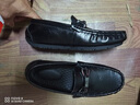 坎肯豆豆鞋男潮英伦透气一脚蹬懒人乐福鞋男士时尚百搭韩夏季休闲 黑色 41 实拍图