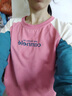千语淇 2025新款秋季长袖t恤女韩版宽松百搭上衣打底衫卫衣秋冬衣服6090 粉色 L 建议100-115斤 实拍图