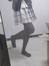 涓涓细语 丝袜女春秋薄款夏季性网红ins潮春秋肉色性感连裤袜jk学生打底袜 黑色加长180cm 均码 1双卡纸装 实拍图