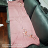 杭丝府纯羊毛围巾保暖披肩外搭大尺寸送长辈妈妈生日礼物实用高档花映粉 实拍图
