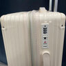七匹狼行李箱男女新款拉链式扩容拉杆箱20英寸登机箱学生密码旅行箱皮箱 米白色 20英寸 实拍图